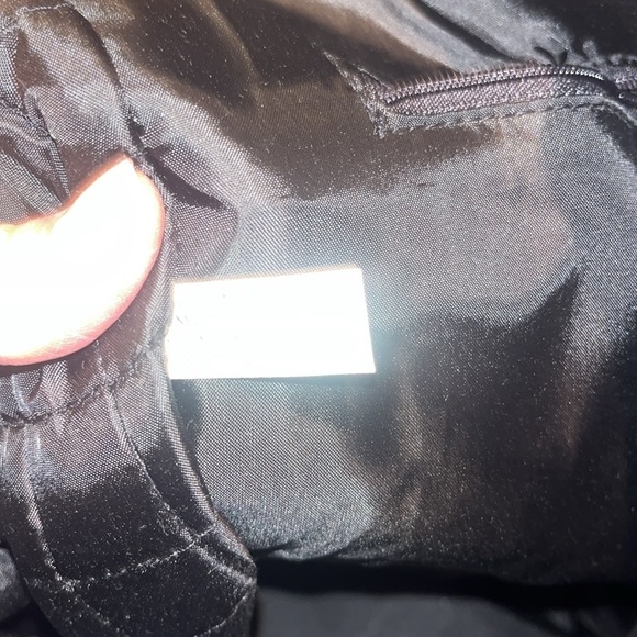 L.A. Soiree Velcro black canvas tote w/ embellished print  NWOT - Picture 10 of 10